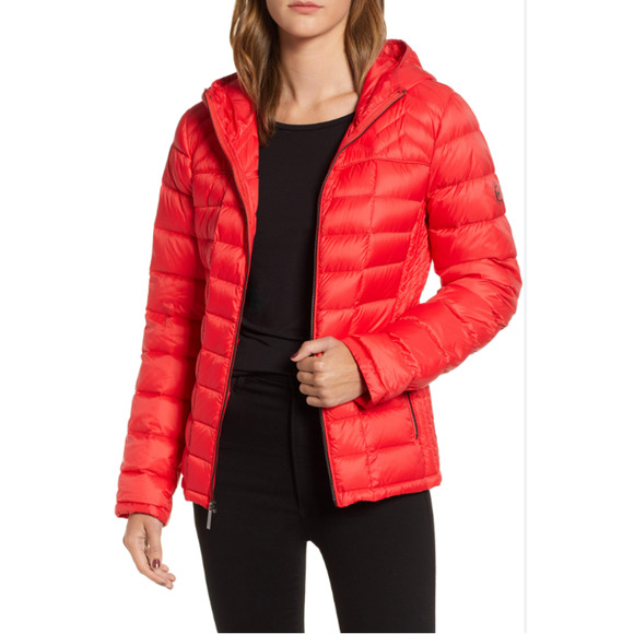 MICHAEL Michael Kors Jackets & Blazers - MICHAEL Michael Kors Women's Red Packable Down Puffer Jacket XS